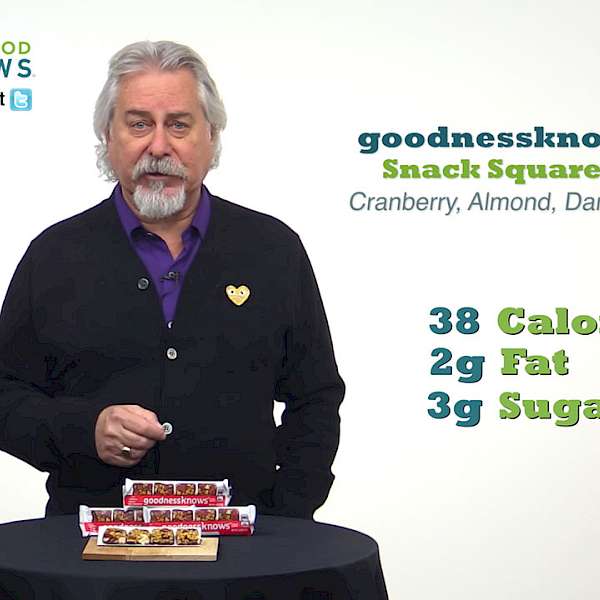 goodnessknows Snack Squares Cranberry, Almond, Dark Chocolate is a HIT