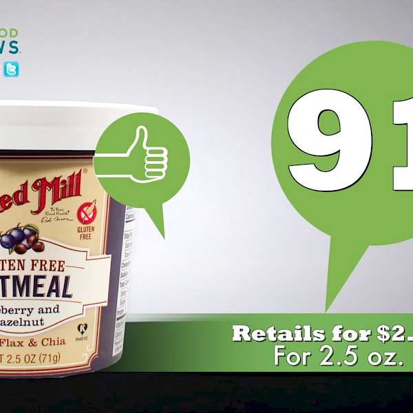 Bob's Red Mill Gluten Free Oatmeal Cup Blueberry and Hazelnut