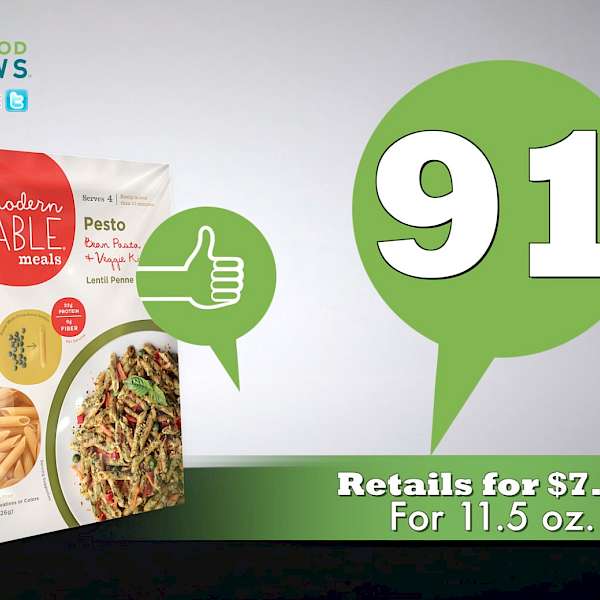 Modern Table Meals Bean Pasta + Veggie Kit Pesto is a HIT