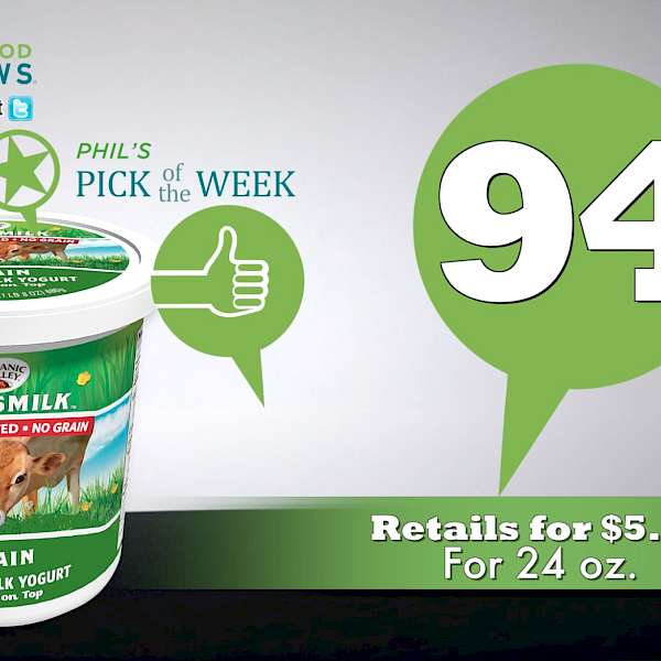 Organic Valley Grassmilk Yogurt Plain is a HIT!