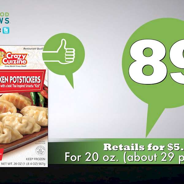Crazy Cuizine Asian Dumplings Sriracha Chicken Potstickers is a HIT!
